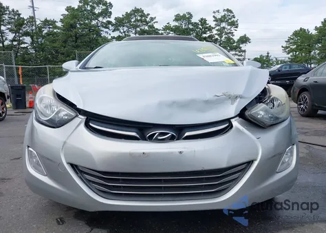 2013 Hyundai Elantra Limited from USA, damaged, VIN 5NPDH4AE1DH246074